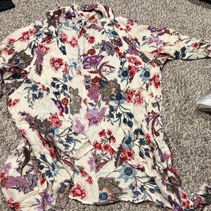 Floated kimono style top
